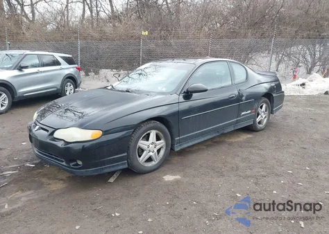 2004 Chevrolet Monte Carlo Supercharged Ss z USA, uszkodzony, nr VIN 2G1WZ151X49344396